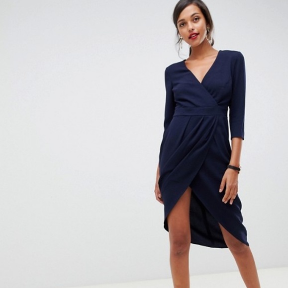 ASOS Dresses & Skirts - ASOS DESIGN Midi Wrap Dress